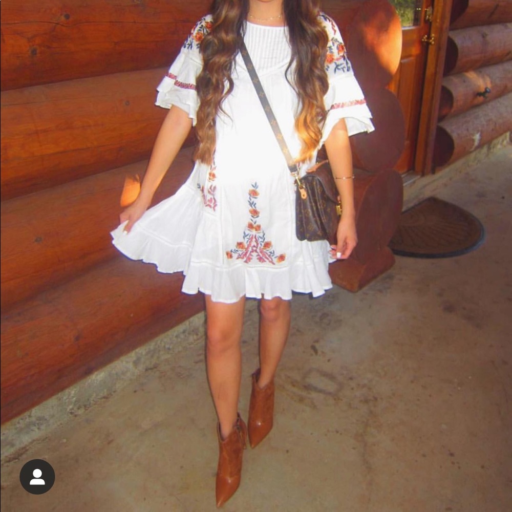 Free People Pablo Dress in white